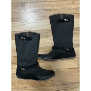 Merrell Women’s Haven Autumn Waterproof Side Zip Boots Black Leather‎ 6.5/37